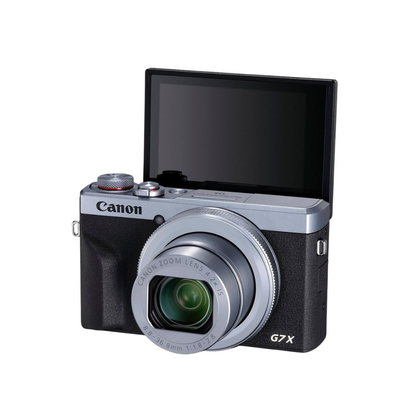 Canon PowerShot G7 X Mark III 20.1MP Touchscreen LCD Compact Camera – Silver