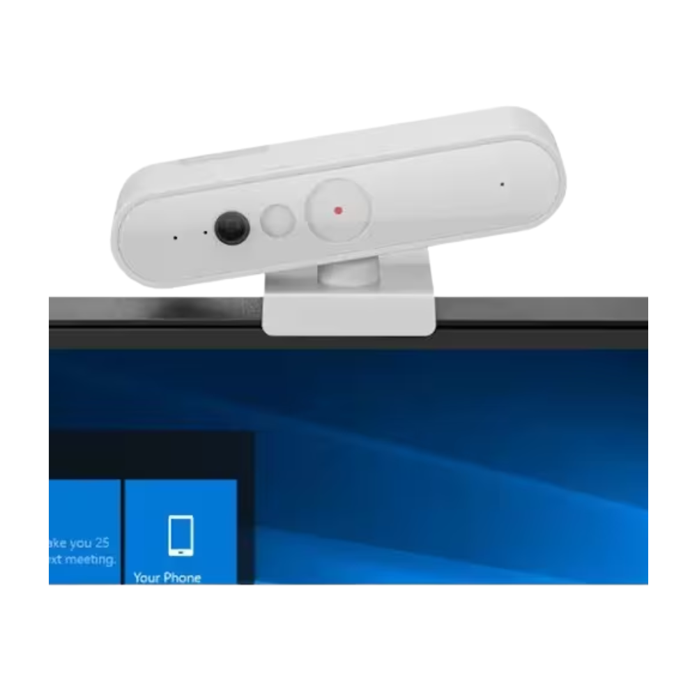 Lenovo 510 Webcam – USB 2.0 – 1080P FHD – 360° Pan/Tilt – Dual Mics – Privacy Shutter – Windows Hello – For PC & Notebook