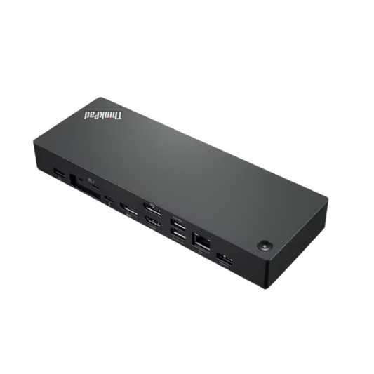 Lenovo USB-C Dual Display Travel Dock (No Adapter) – 100W PD – Dual 4K – USB-C/A – HDMI – DP – RJ-45 – Windows