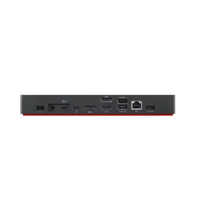 Lenovo USB-C Dual Display Travel Dock (No Adapter) – 100W PD – Dual 4K – USB-C/A – HDMI – DP – RJ-45 – Windows