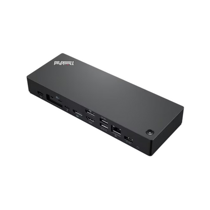 Lenovo USB-C Dual Display Travel Dock – 135W PD – Dual 4K – USB-C/A – HDMI – DP – RJ-45 – Windows