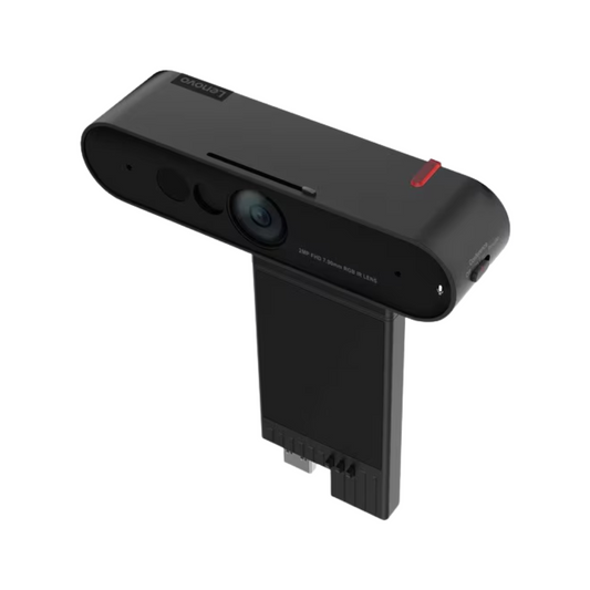 Lenovo ThinkVision MC60 Webcam – 1080p FHD – USB Type-A – Adjustable 65°/78°/90° FOV – Dual Mics – Privacy Shutter – For Monitor