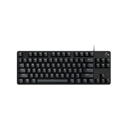 Logitech G413 TKL SE Mechanical Gaming Keyboard – Tenkeyless – Mechanical Switches – USB 2.0 – White LED Backlit – Rugged Aluminum Frame – PC & Mac Compatible