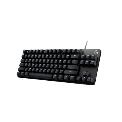 Logitech G413 TKL SE Mechanical Gaming Keyboard – Tenkeyless – Mechanical Switches – USB 2.0 – White LED Backlit – Rugged Aluminum Frame – PC & Mac Compatible
