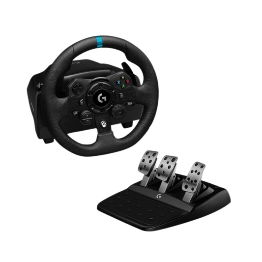 Logitech G923 Gaming Steering Wheel and Pedals - USB - Xbox Series X|S, Xbox One, PC - Black