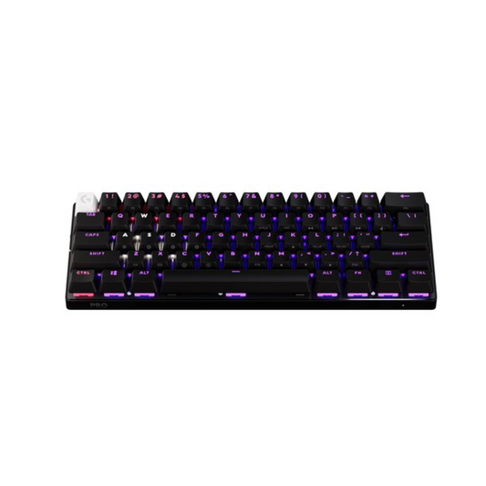 Logitech G PRO X 60 LIGHTSPEED Wireless Mechanical Gaming Keyboard – Ultra Compact TKL 60%, GX Optical Switches, RGB, Black