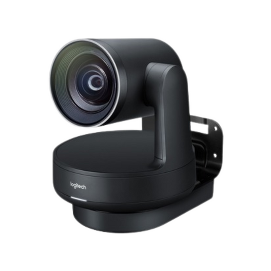 Logitech Rally Plus – 4K UHD Video Conferencing System with USB Connectivity, External Microphones, and Studio-Quality Audio – Desktop Setup
