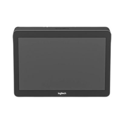 Logitech Tap Touch Controller - For Video Conferencing, Meeting Room - HDMI In - USB - Tabletop, Wall Mountable, Riser Mount - Black