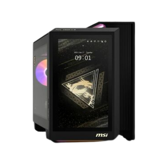MSI MEG Vision X AI Gaming PC - Intel Ultra 9 285K - NVIDIA RTX 5090 - Mid-Tower Chassis - Black