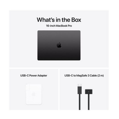 MacBook Pro 16" (Late 2024) - M4 Max 16-Core CPU - Space Black