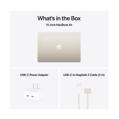 MacBook Air 15" (Early 2025) - M4 10-Core CPU