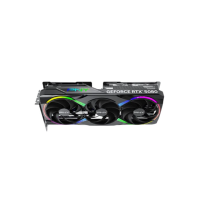PNY NVIDIA GeForce RTX 5080 EPIC-X RGB Overclocked Triple Fan 16GB GDDR7 PCIe 5.0 Graphics Card