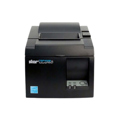 Star Micronics TSP143IIIU USB Thermal Receipt Printer – 250mm/sec, Lightning Charging, Auto Cutter, Drop-In Loading, Gray