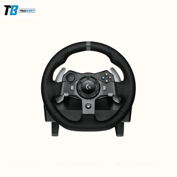 Logitech G920 Driving Force Racing Wheel for Xbox One & PC – Steering Wheel Pedals - Image 2